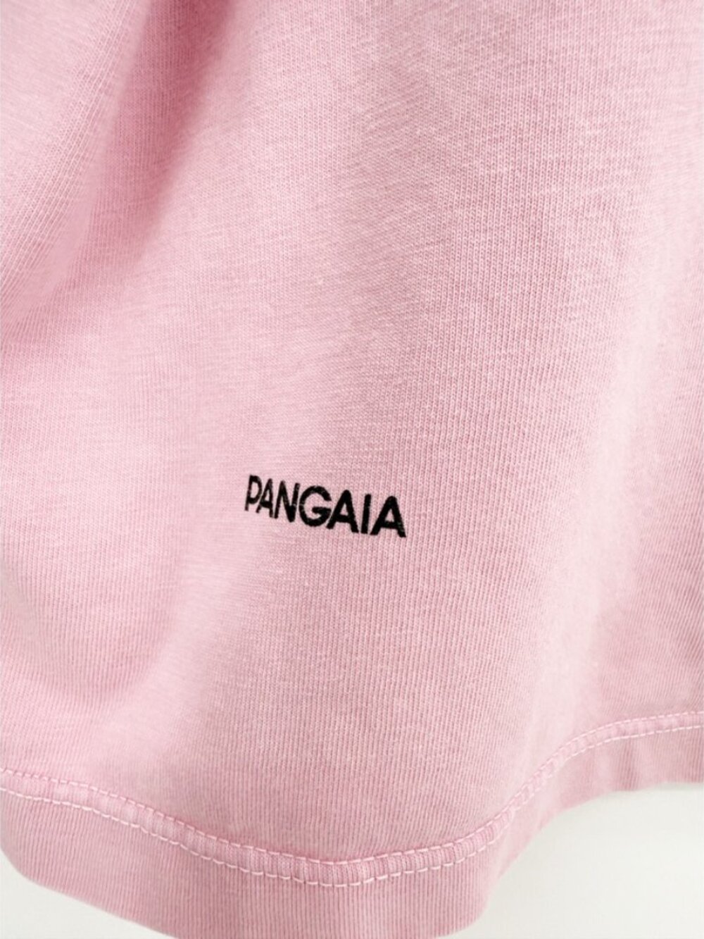 Pangaia Crew Neck Short Sleeve Crop Top Pink S - Picture 4 of 8